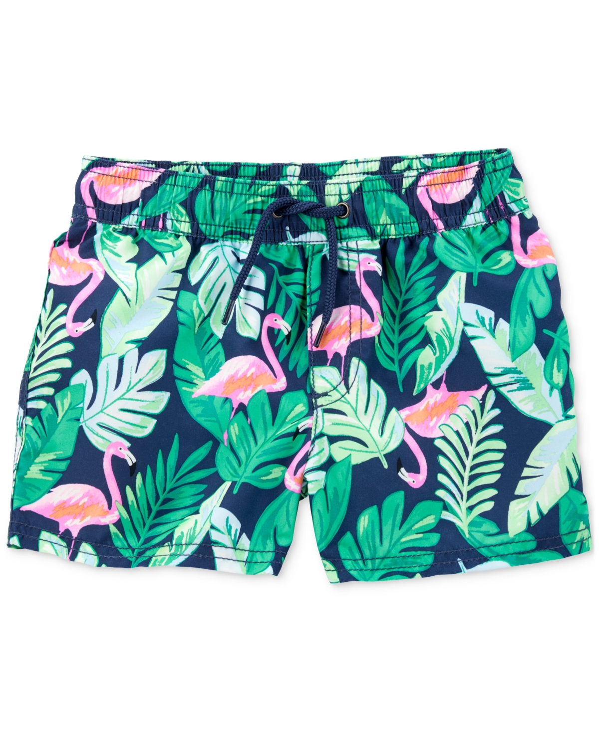 Carter's Toddler Boys Rash Guard & Tropical-print Swim Trunks, 2 Piece Set In Assorted