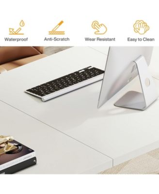 Modern Executive Desk, 70.9" Large Office Computer Desk, Meeting Room Table, Simple Workstation Business Furniture for Home Office