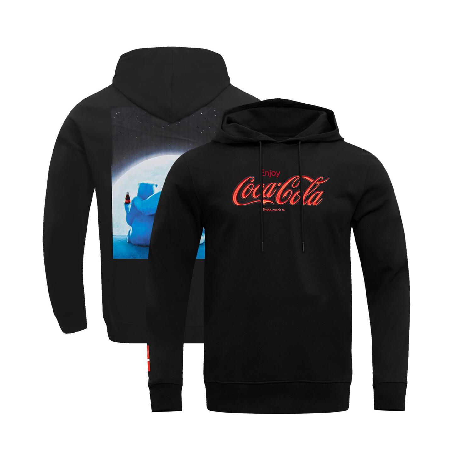 Мужское худи Freeze Max Black Coca-Cola Sharing A Coke Pullover — фото 1