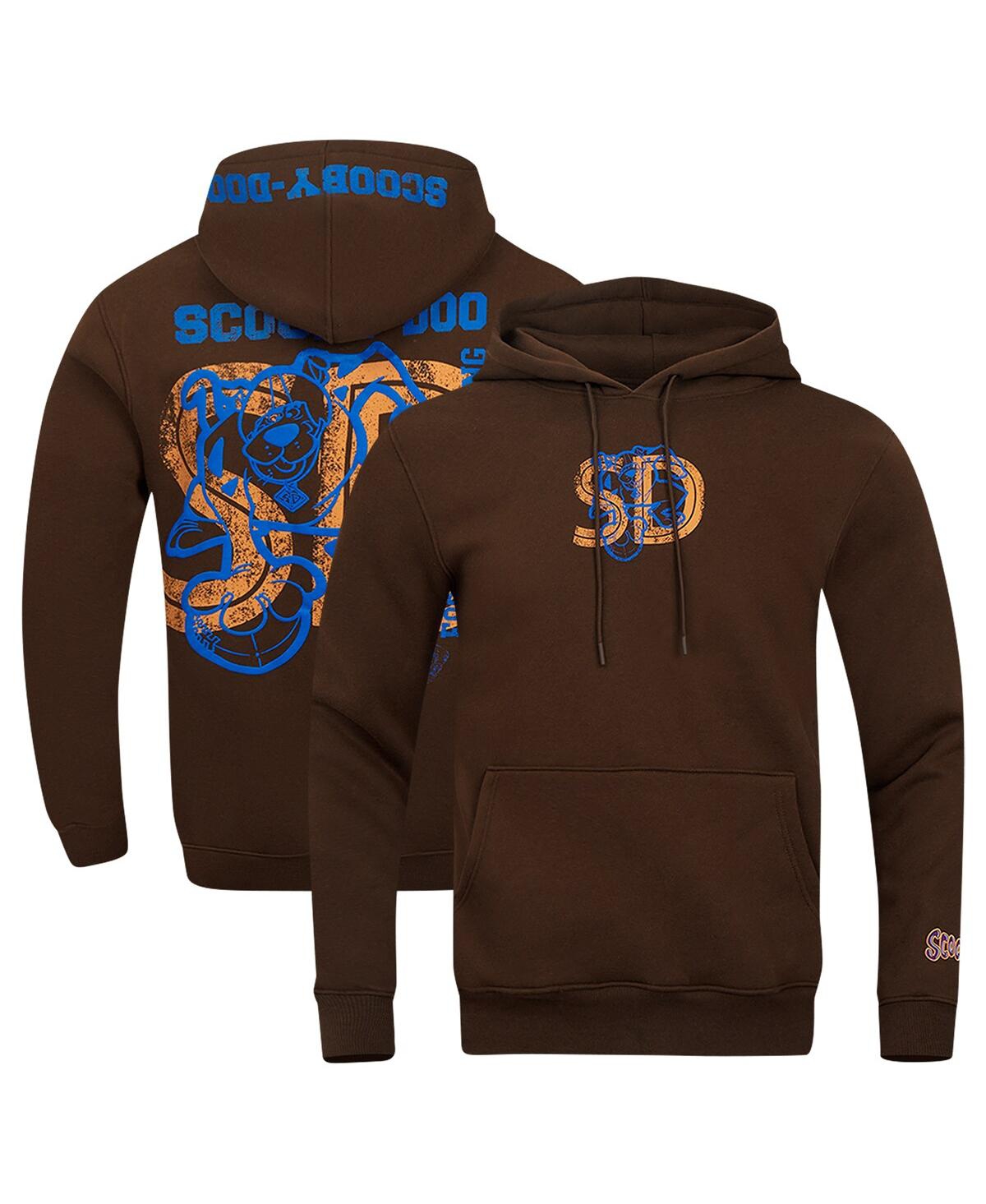 Men's Brown Scooby-Doo Football Training Camp Pullover Hoodie - Brown