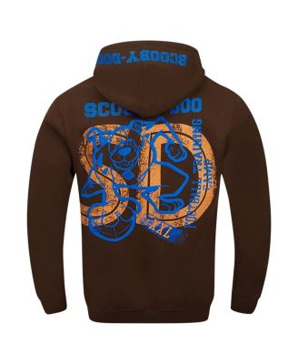 Men's Brown Scooby-Doo Football Training Camp Pullover Hoodie