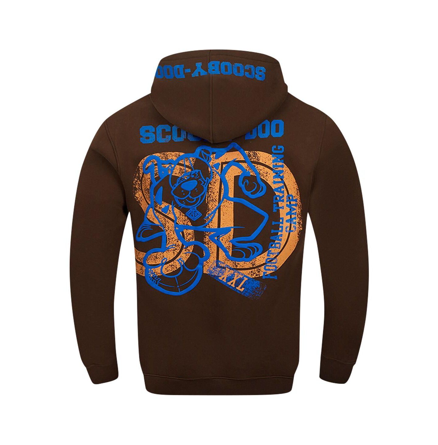 Мужское худи Freeze Max Brown Scooby-Doo Football Training Camp Pullover — фото 4