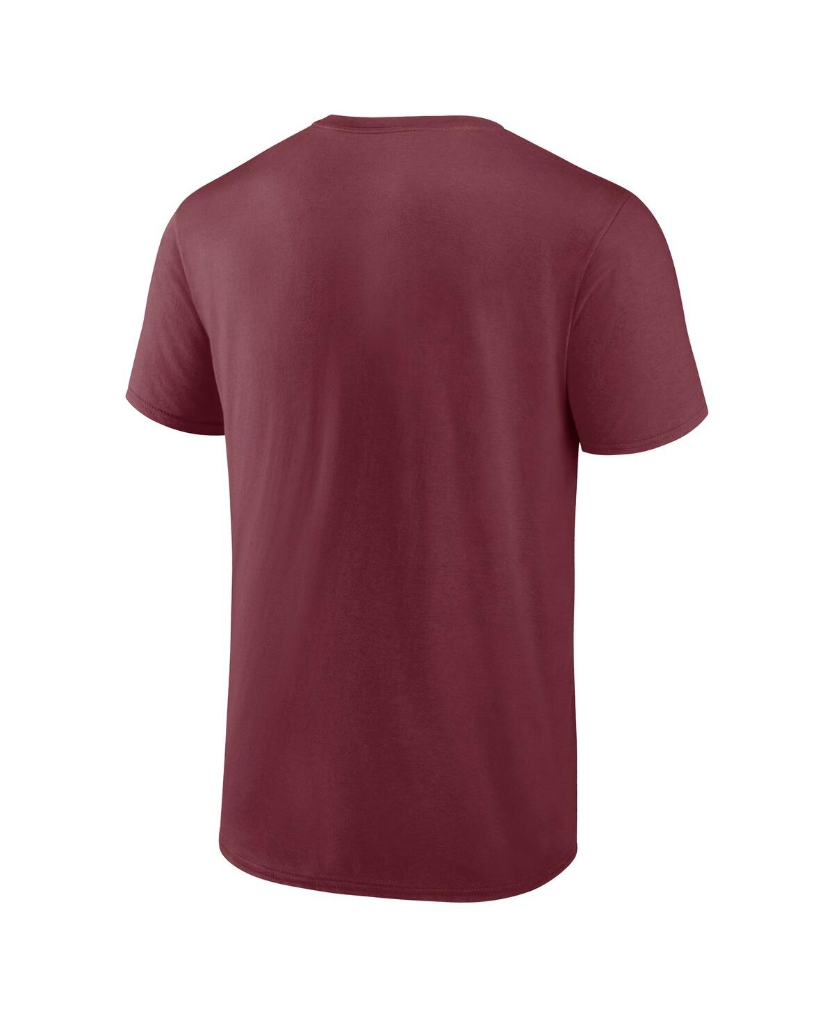 Fanatics Men's Maroon Texas A&m Aggies Fundamentals Stripe And Block T-shirt In Maroon