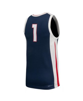 Men's Navy Gonzaga Bulldogs Replica Basketball Jersey