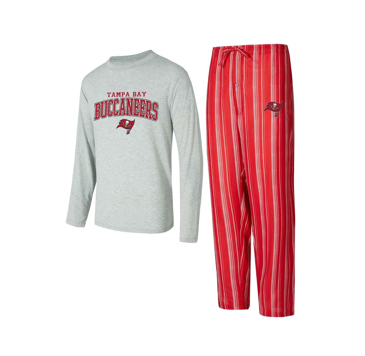 Men's Tampa Bay Buccaneers Petition Long Sleeve T-Shirt Pants Sleep Set
