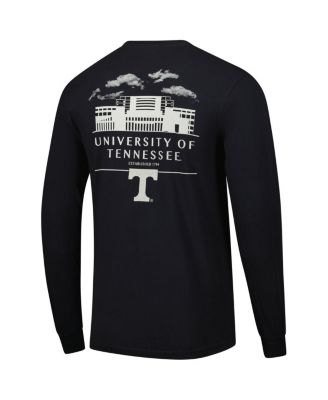 Men's Black Tennessee Volunteers Comfort Colors Campus Nights Long Sleeve T-Shirt