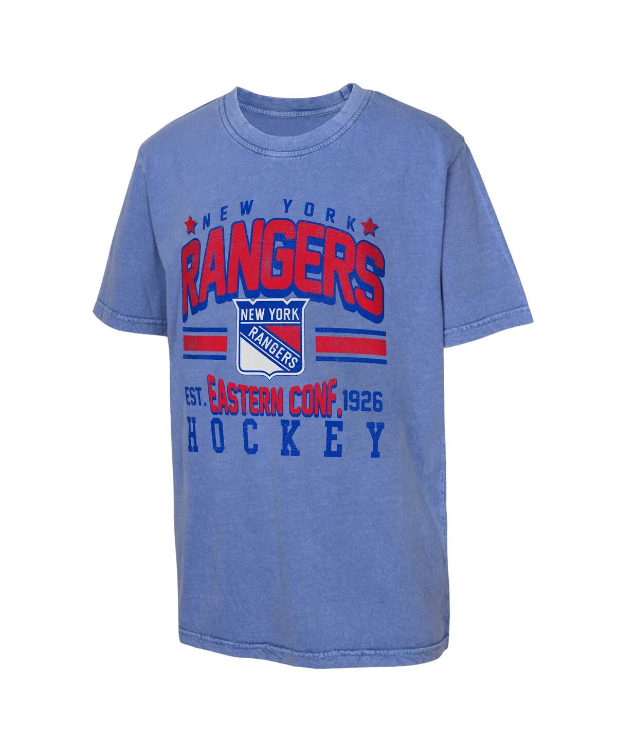 Outerstuff Big Boys And Girls Royal New York Rangers Sure Short T-shirt In Royal