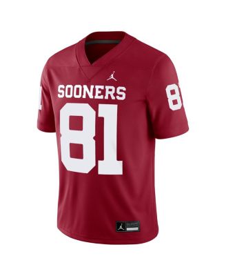 Men's Mark Andrews Crimson Oklahoma Sooners Alumni Player Game Jersey