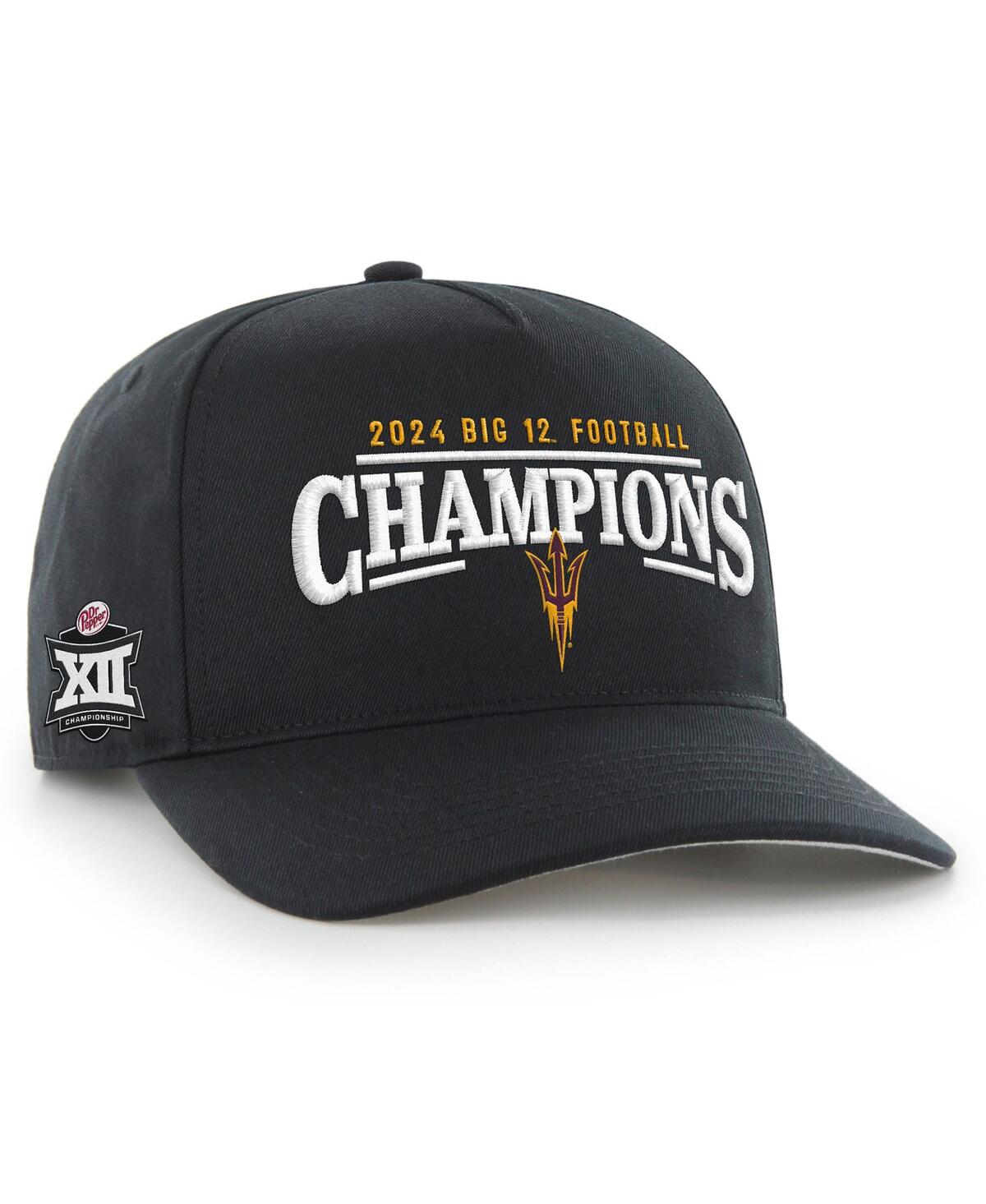 47 Brand Men's Black Arizona State Sun Devils 2024 Big 12 Football Conference Champions Hitch Adjustable Hat