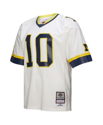 Men's Tom Brady White Michigan Wolverines 1999 Legacy Jersey