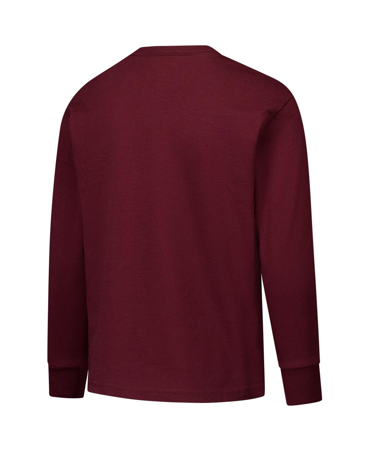 Champion Big Boys And Girls Maroon Texas A & M Aggies Distressed Arch Over Logo Long Sleeve T-shirt In Maroon