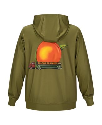 Men's and Women's Olive The Allman Brothers Band Peach Truck Pullover Hoodie
