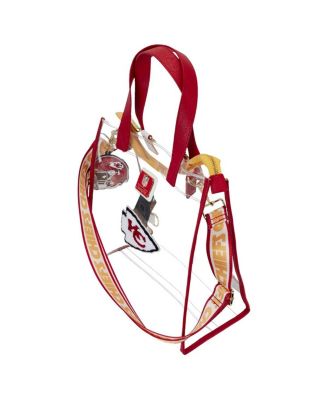 Kansas City Chiefs Clear Convertible Backpack Tote Bag
