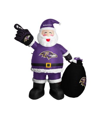 Logo Brands Baltimore Ravens 7' Inflatable Santa - Macy's