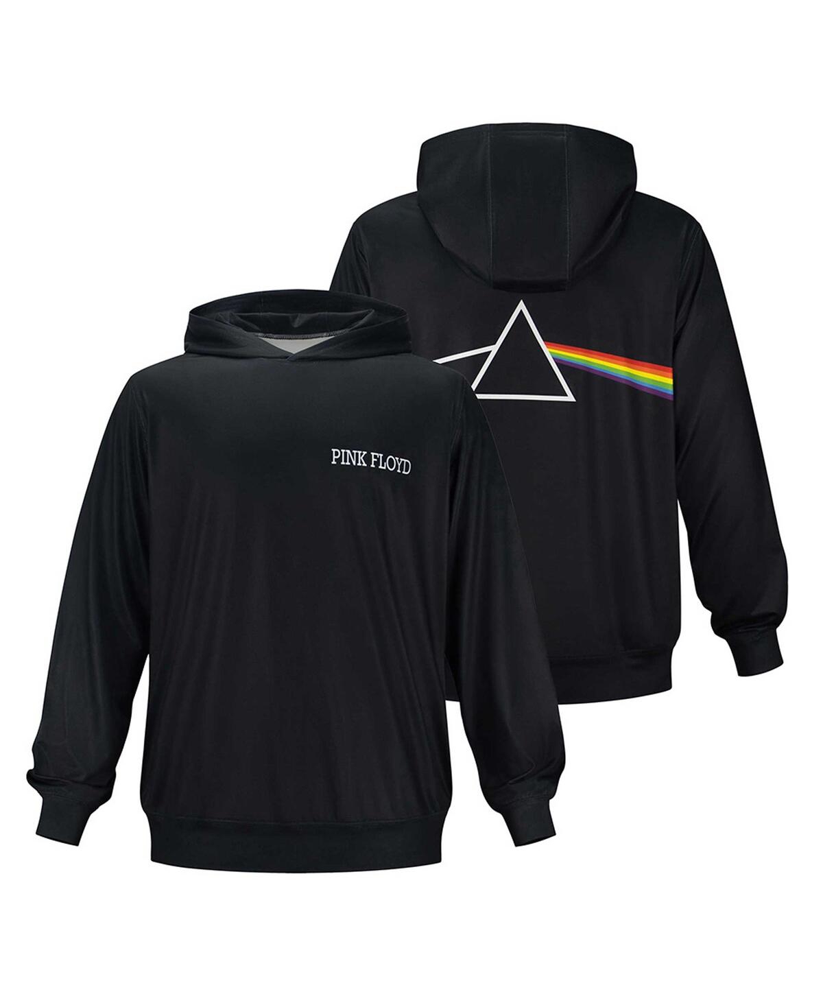 Men's and Women's Black Pink Floyd Dark Side of the Moon Pullover Hoodie - Black
