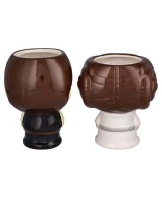 Princess Leia Han Solo Star Wars Jerrod Maruyama 16oz. Cupful of Cute Han Leia Figural 2-Pack Mug Gift Set