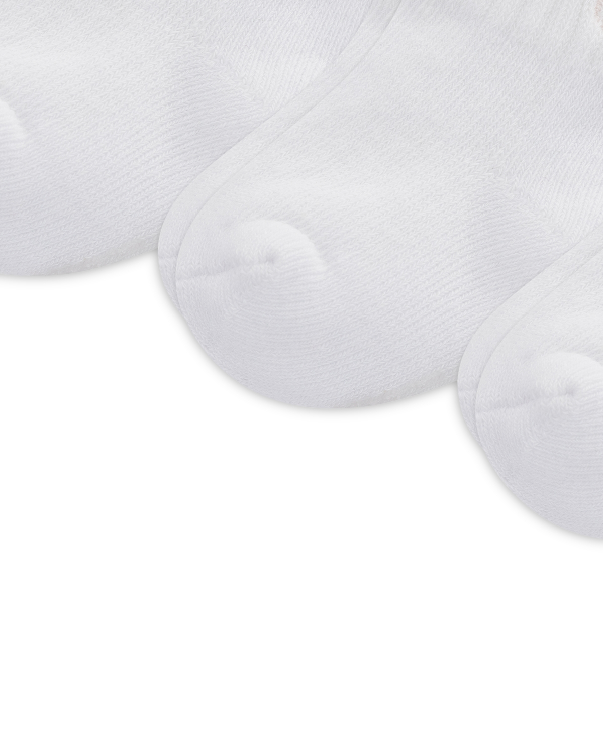 Polo Ralph Lauren Baby Girl Sport Quarter Socks, 6-pack In White