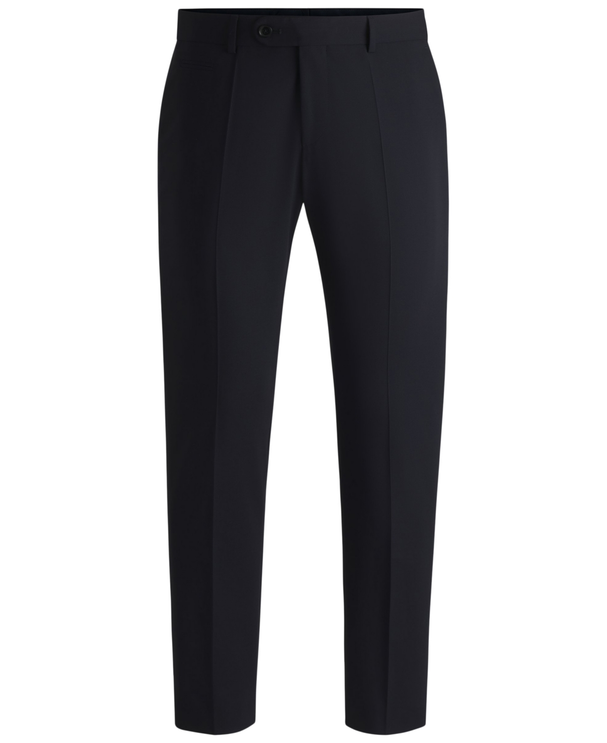 Hugo Boss Boss By  Men's Slim-fit Super-stretch Trousers In Dark Blue