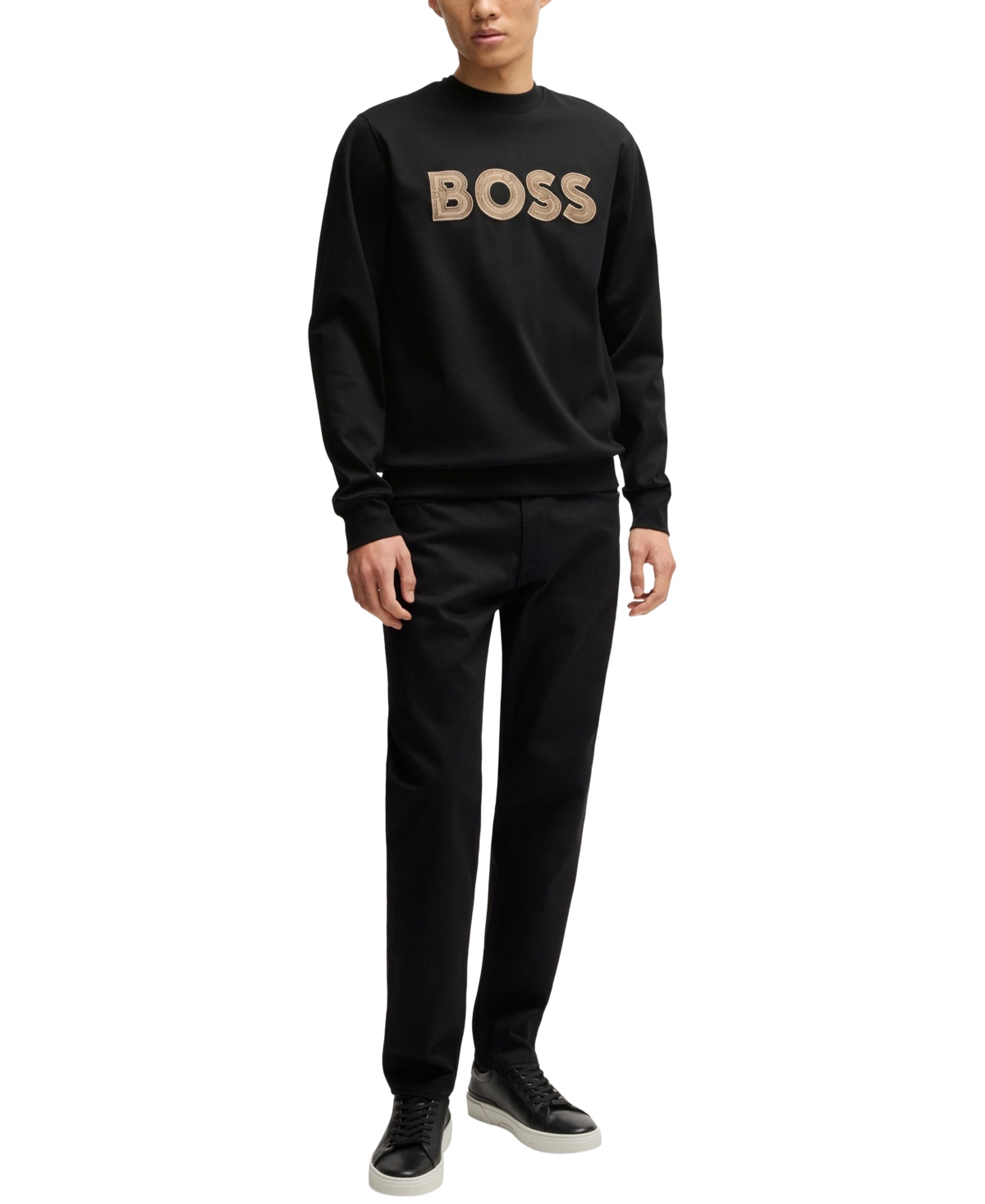 Hugo Boss X Creation Of The Gods Sweatshirt With Special Logo In Black