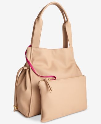 Jyyll Large Solid Tote with Removable Pouch, Exclusively at Macy's 