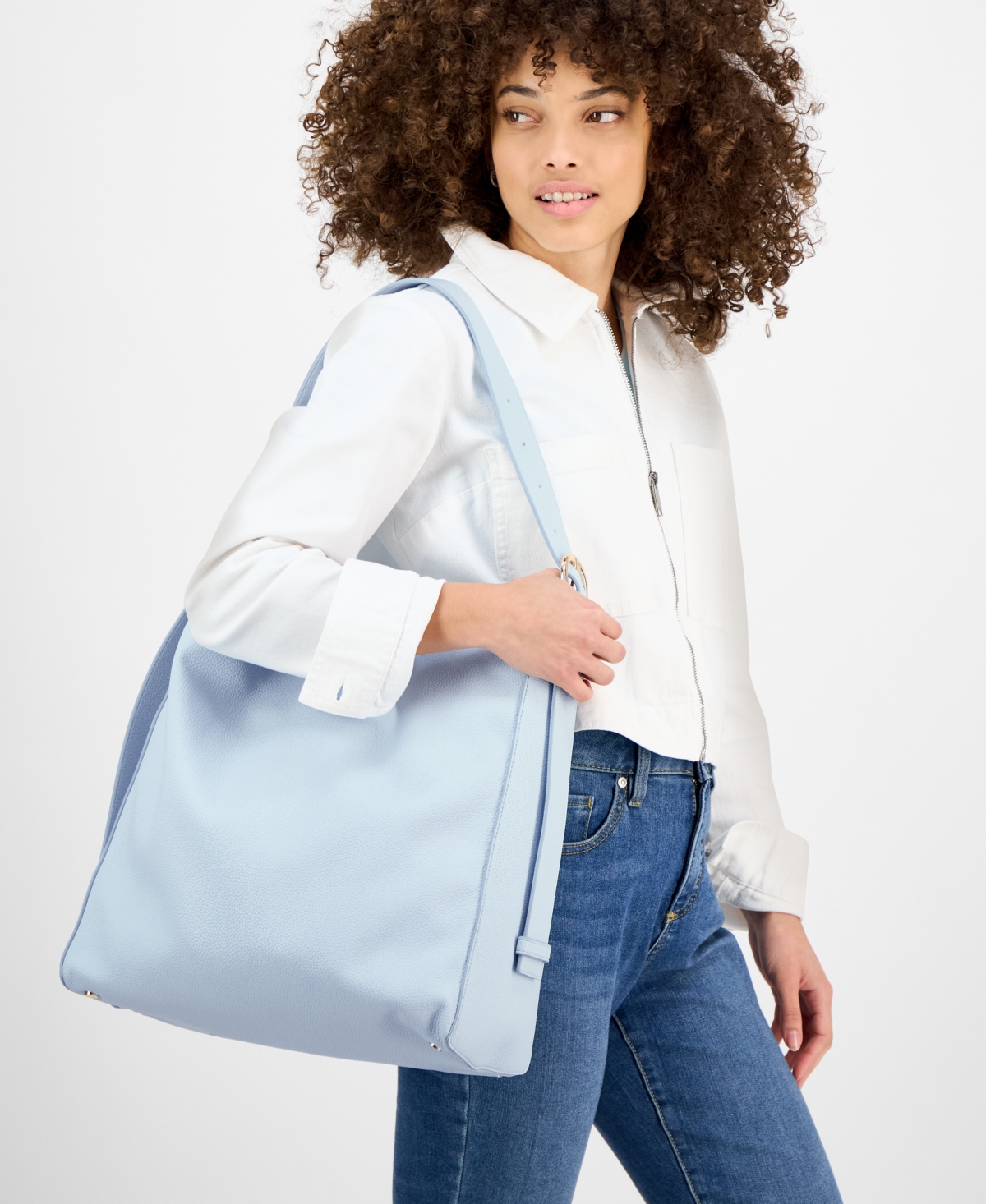 On 34th Somynn Solid Large Handbag, Exclusively At Macy's In Skyway