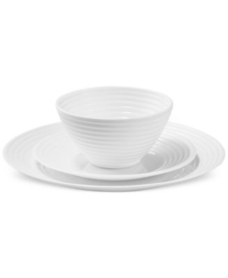 Opal Glass Spiral 12 Pc. Dinnerware Set, Service for 4, Exclusively at Macy's