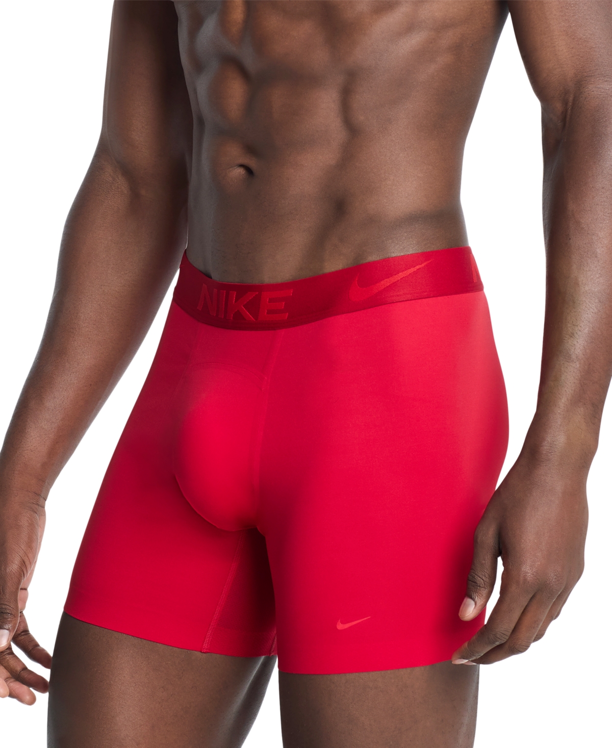 Nike Elite Micro Boxer Briefs In Gym Red