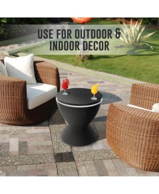 Cool Bar Outdoor Patio Furniture With 7.5-Gallon Cooler