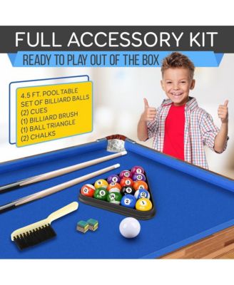 54'' Portable Foldable Pool Table With Accessory Kit