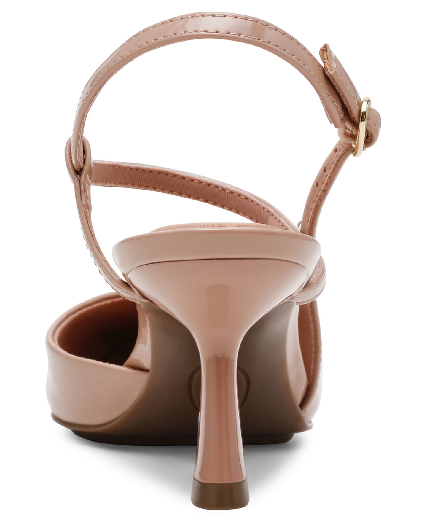Женские туфли Anne Klein Cosmo Pointed Toe Slingback Pumps, цвет: Миндальный лаковый — фото 3
