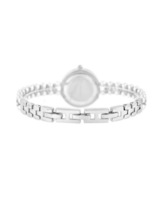 Women's Fine Silver Plated Analog Watch