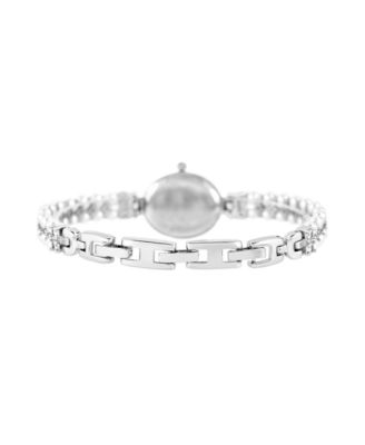 Women's Fine Silver Plated Analog Watch