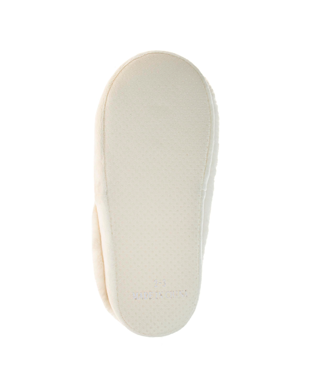 Squishmallows Little And Big Girls Cameron The Cat House Slippers In Beige