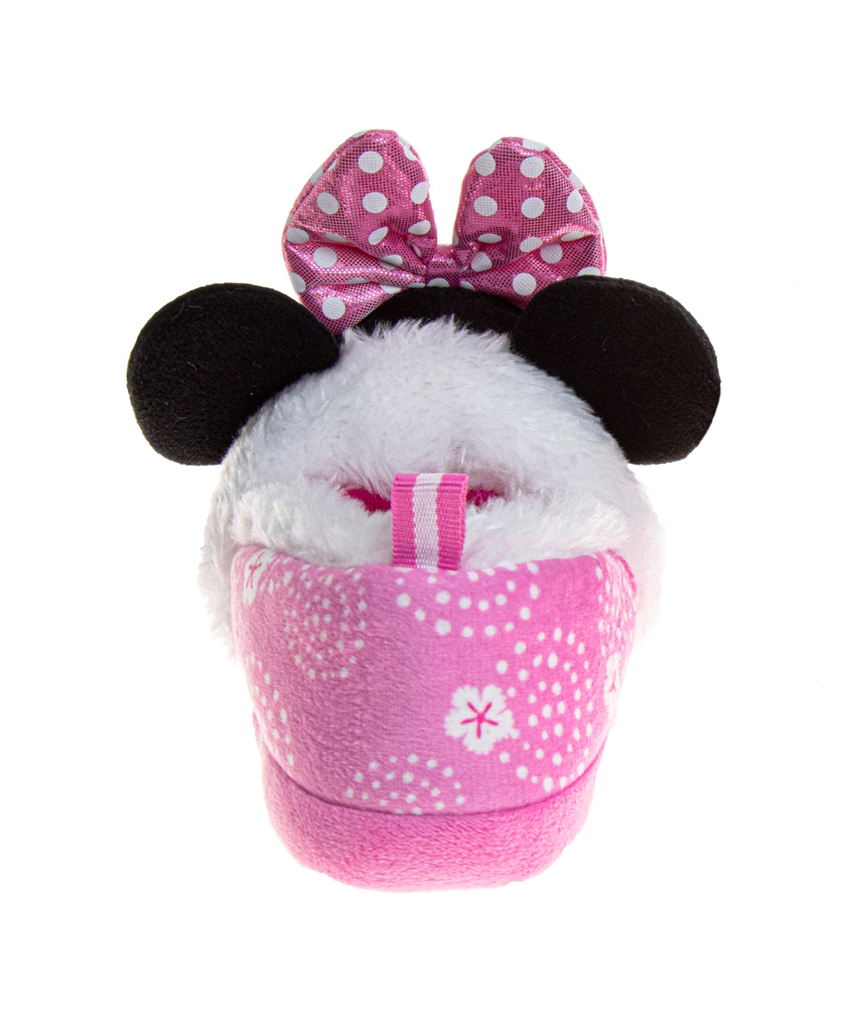 Disney Toddler And Little Girls Minnie Mouse Dual Sizes Slippers In Pink