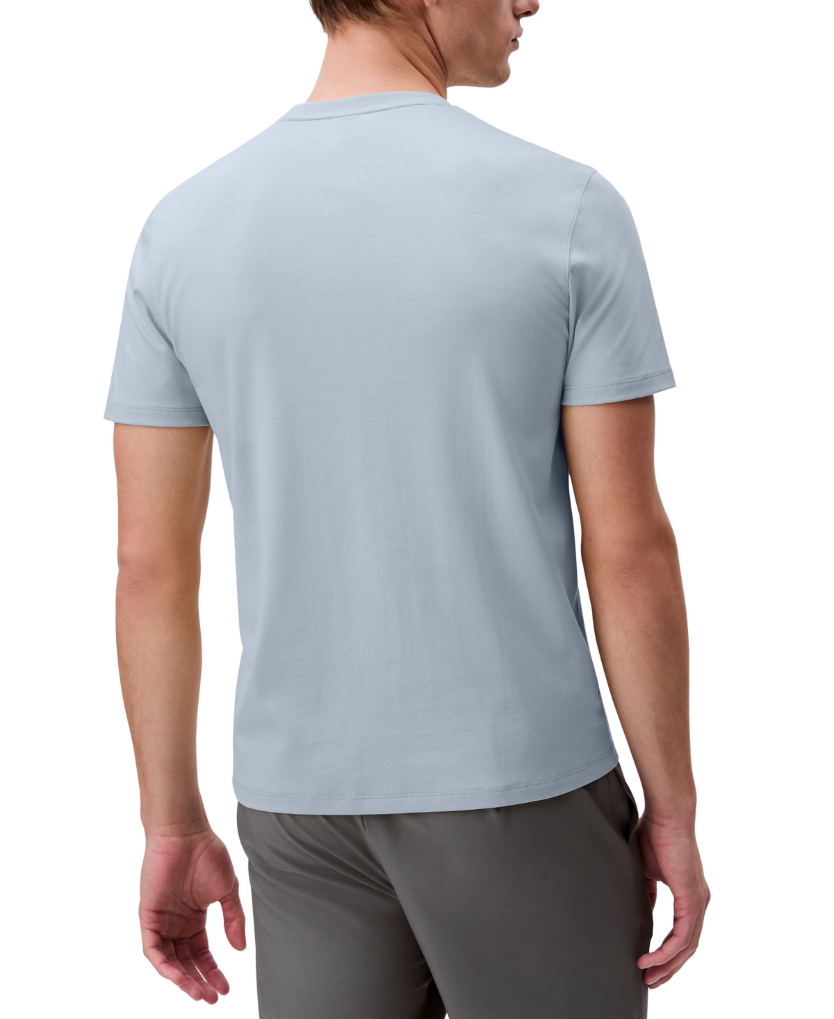 Shop Calvin Klein Men's Short Sleeve Supima Cotton Interlock T-shirt In Plein Air