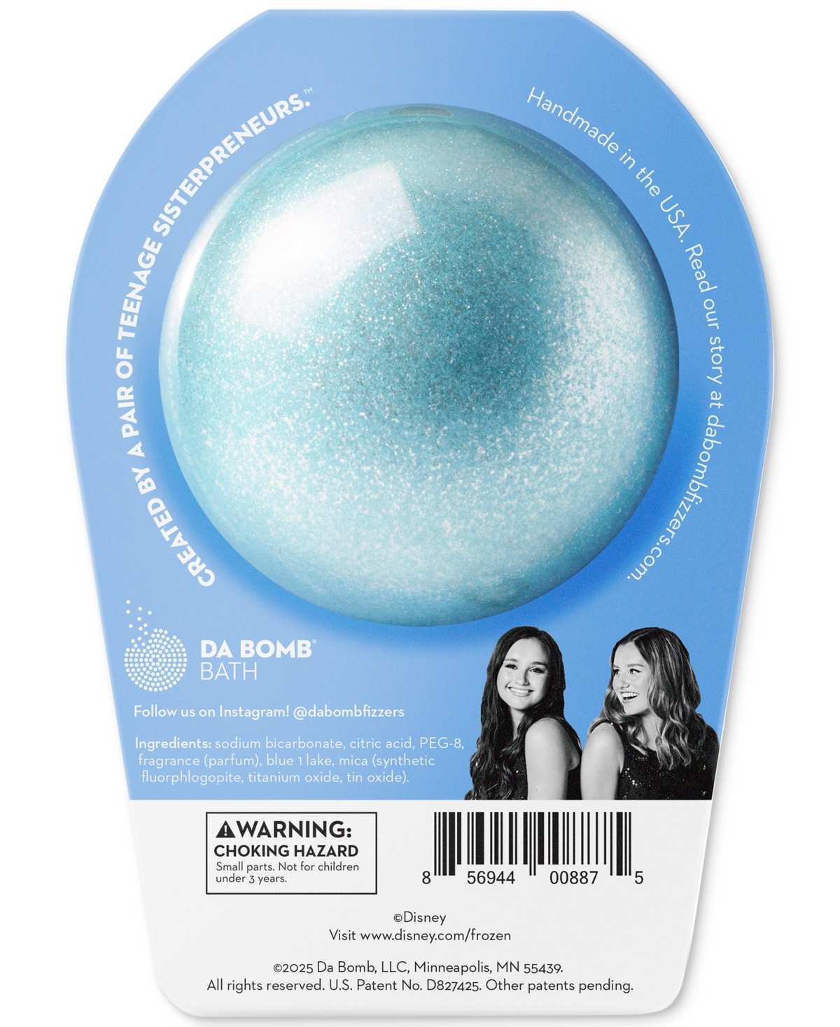 Da Bomb Frozen Elsa Bath Bomb In Blue