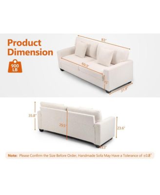 83-inch Comfy Sofa for Home