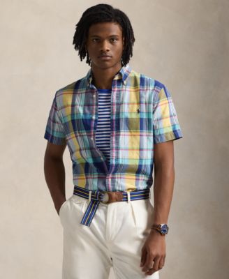 Polo Ralph Lauren - Men's Classic-Fit Yarn-Dyed Plaid Cotton Oxford Button-Down Shirt