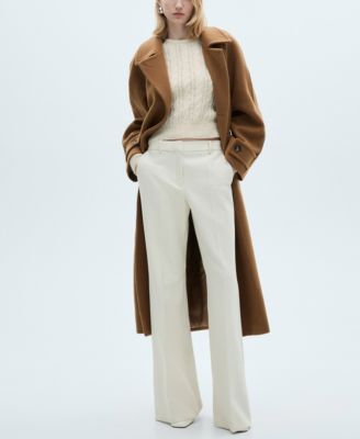 Women's Openwork Details Braided Sweater