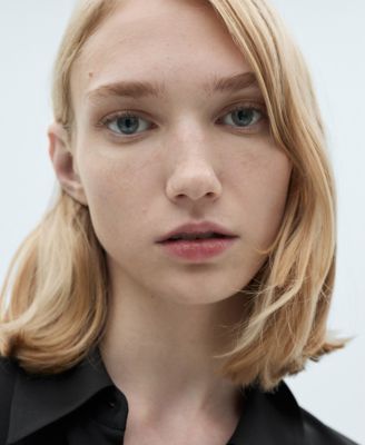 Women's Satin Finish Flowy Shirt