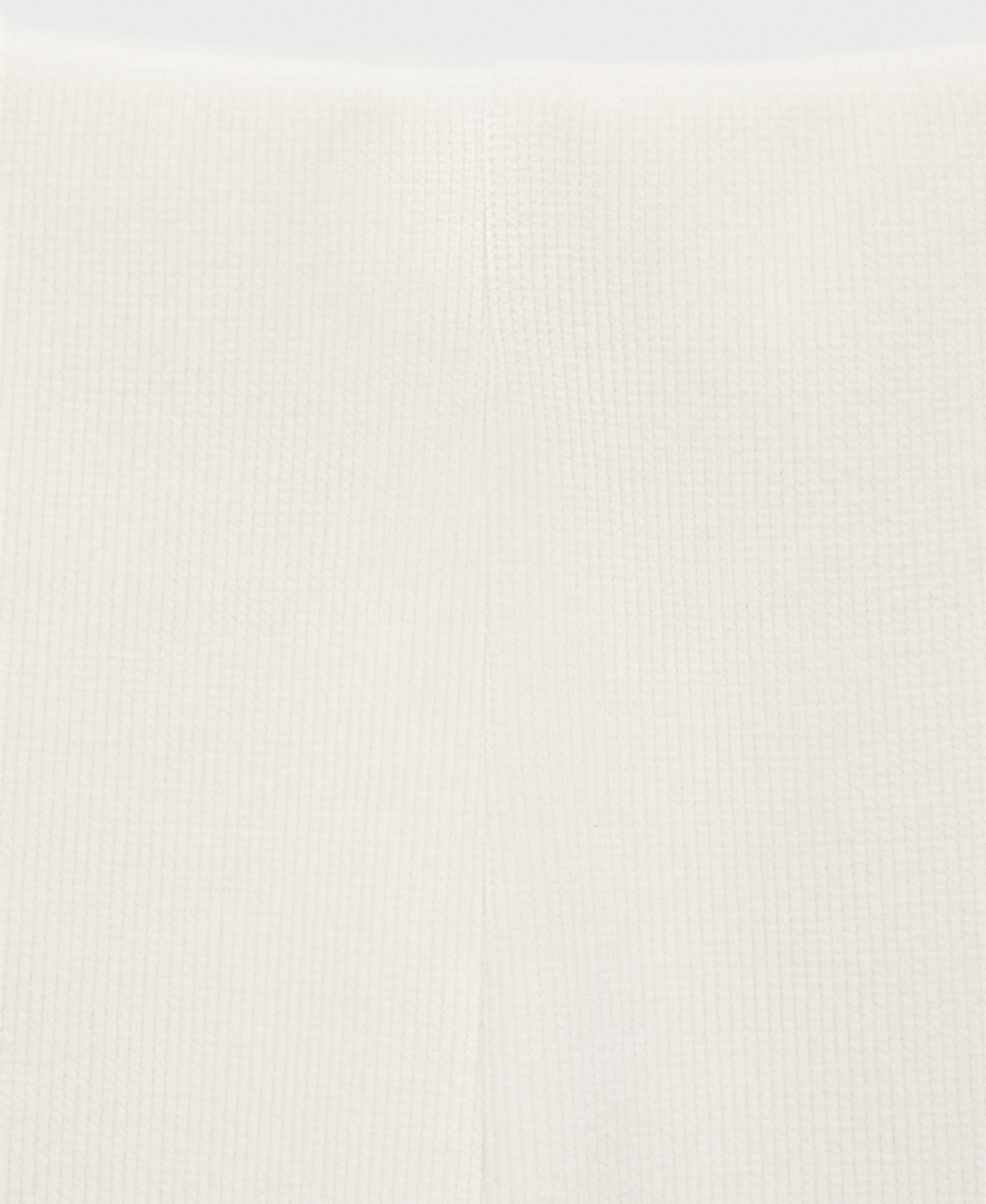 Mango Women's Corduroy Straight Pants In Ecru