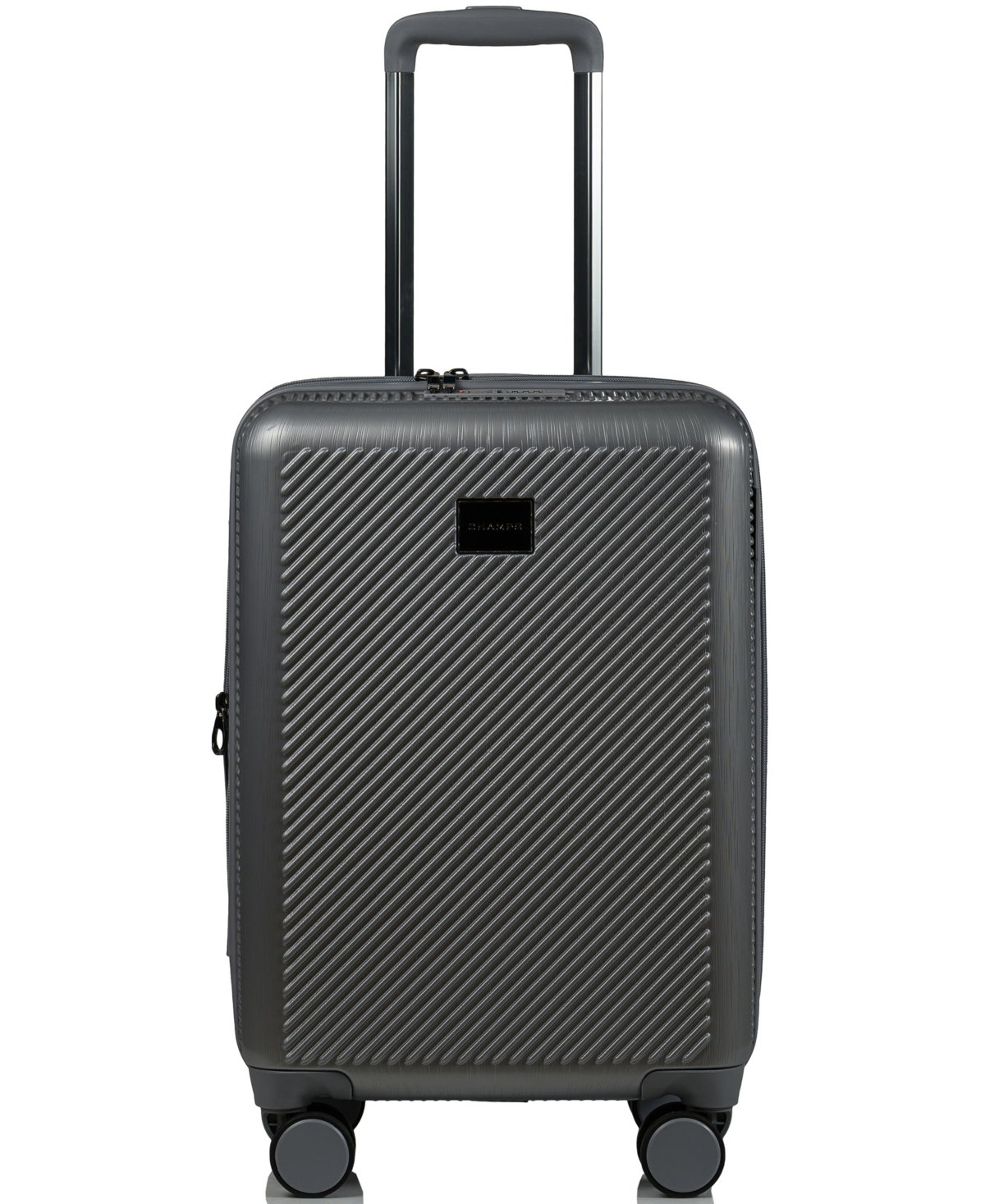 Champs 20" Iconic Ii Collection Hardside Carry-on Luggage In Silver