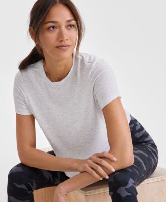 ID Ideology - Women's Short-Sleeve Crewneck Knit T-Shirt