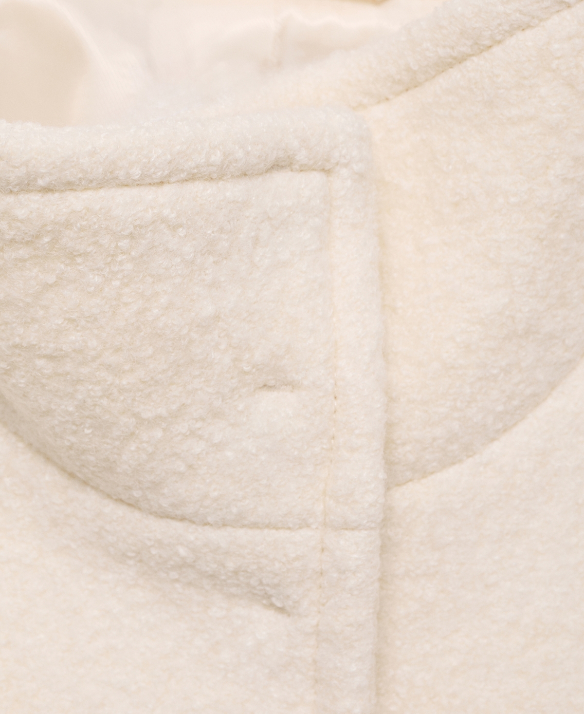 MANGO WOMEN'S HIGH COLLAR WOOL JACKET 
