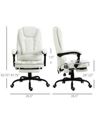 7-Point Vibrating Massage Office Chair with High Back