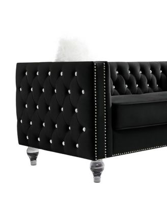 Comfortable Three-Seater Sofa for Living Room Seating and Relaxation