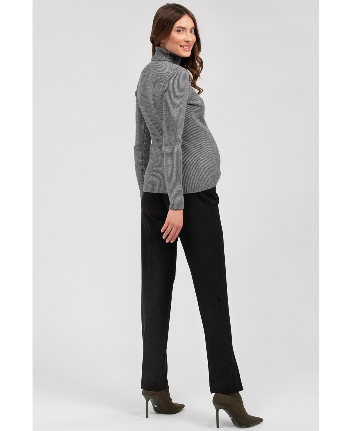 Pietro Brunelli Maternity Straight-textured super stretch Noah Pants