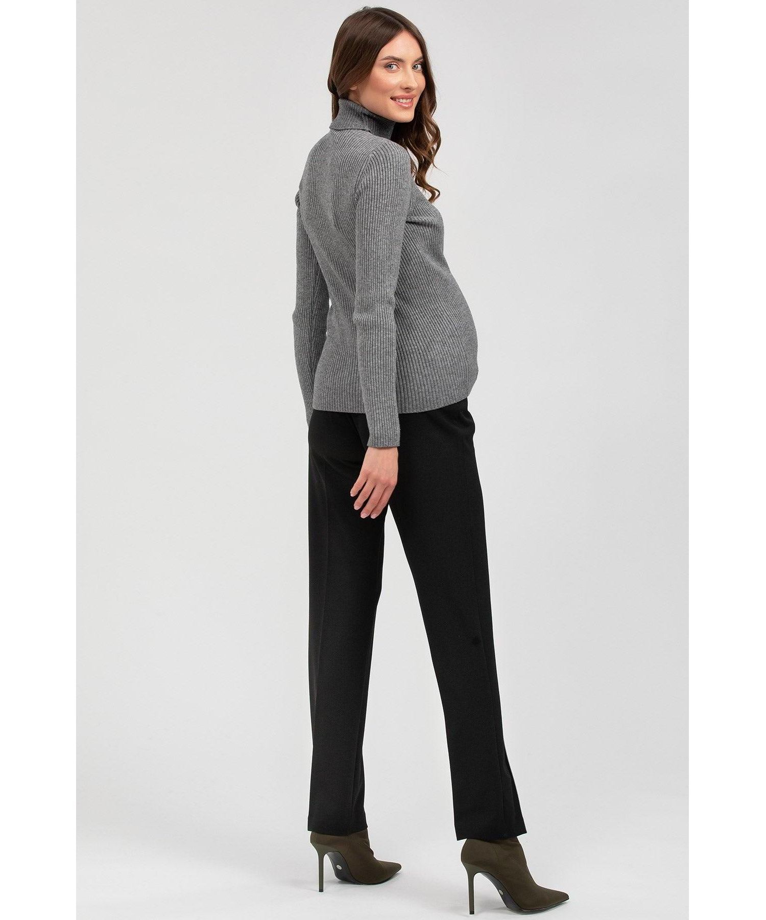 Maternity Straight-textured super stretch Noah Pants
