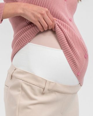 Maternity Straight-textured super stretch Noah Pants