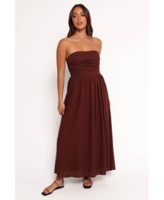 Women's Kayt Strapless Dress - Butter Yellow